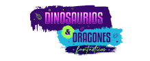 Logo dinosaurios y dragones fantásticos